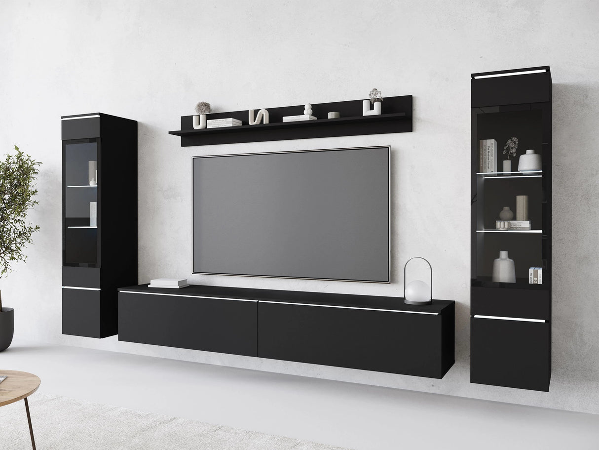 Nappali szett Vera II (Sawoti II), Szín: Grafit, Led világítás: Igen 4284450