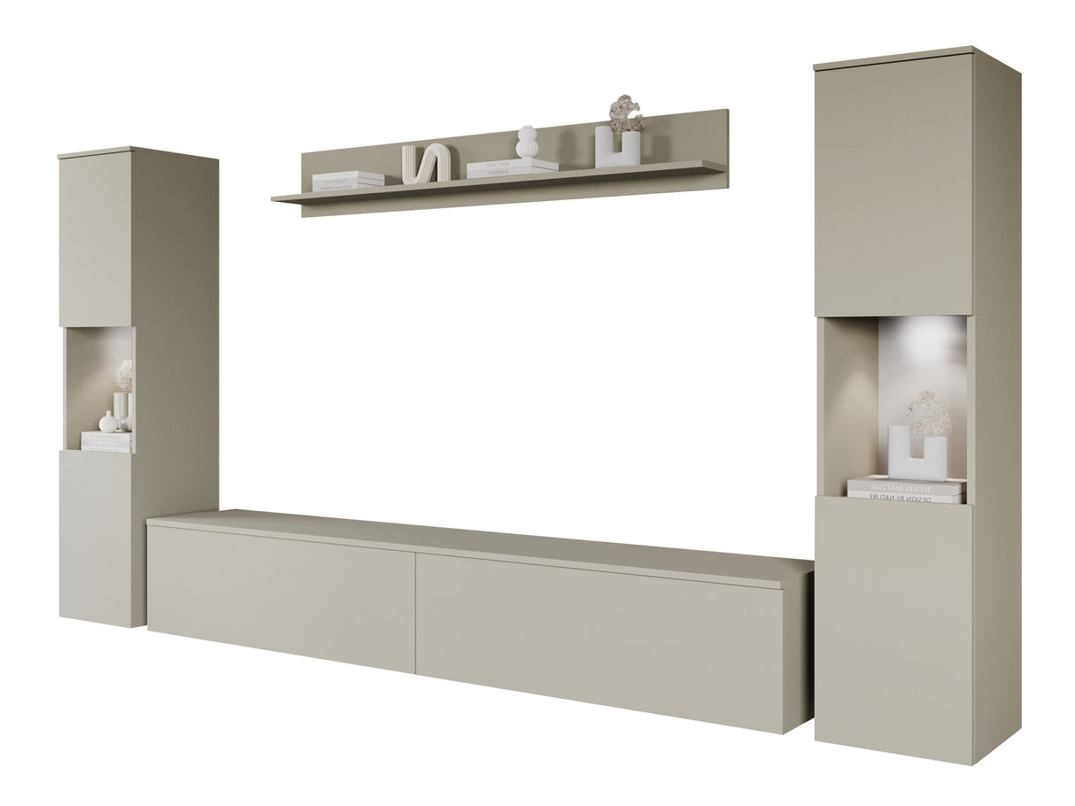 Nappali szett PARIS XL (Bamisio), Szín: Kasmír, Led világítás: Igen