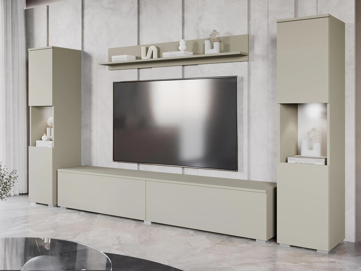 Nappali szett PARIS XL (Bamisio), Szín: Kasmír, Led világítás: Igen