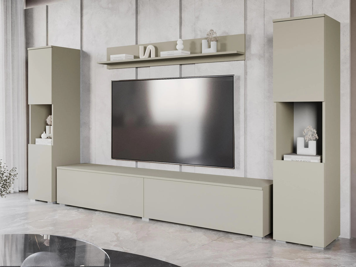 Nappali szett PARIS XL (Bamisio), Szín: Kasmír, Led világítás: Nem