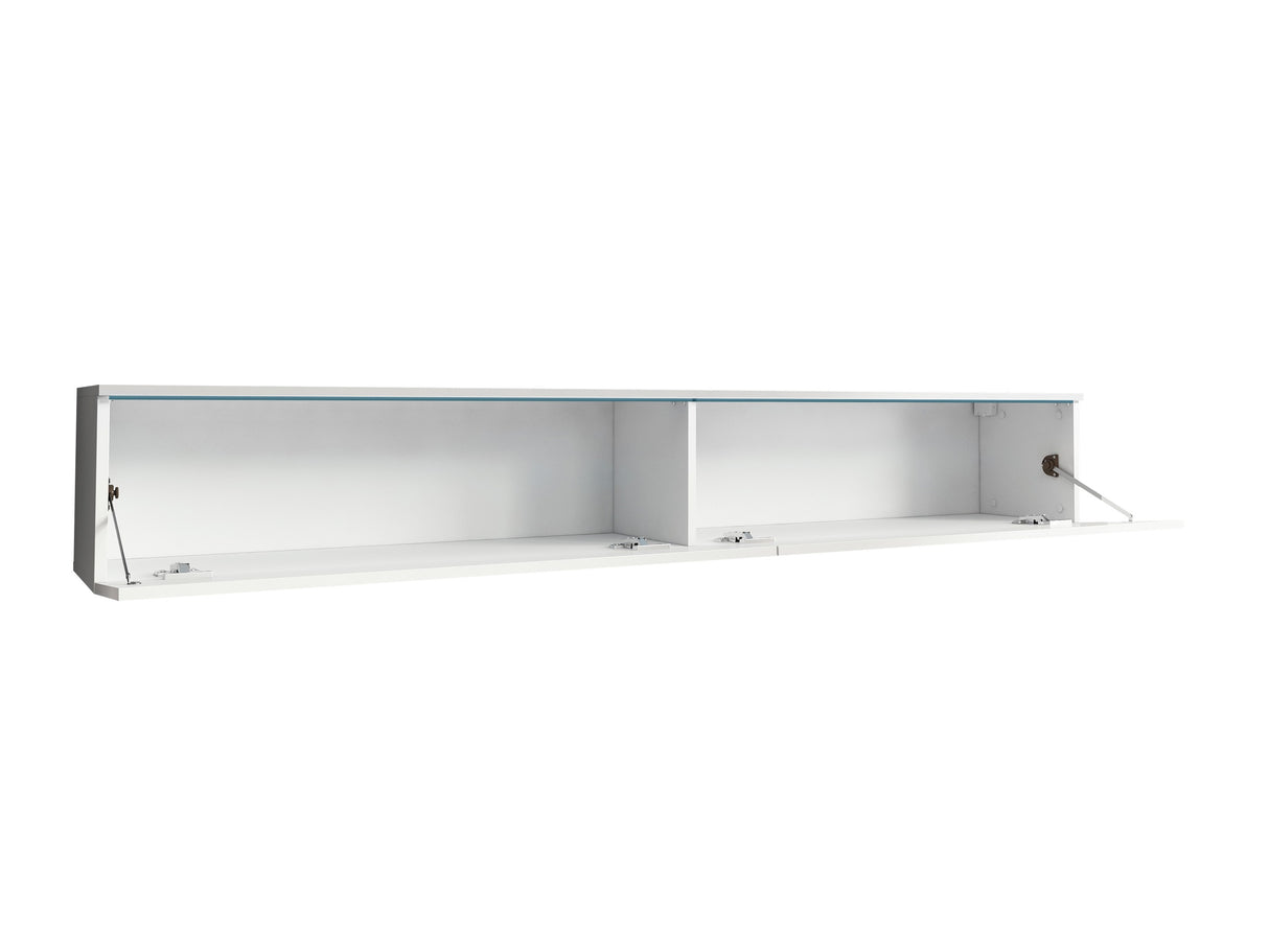 TV-állvány Lowboard D180 (Dlone 180), Led világítás: Nem, Szín: Poros zöld