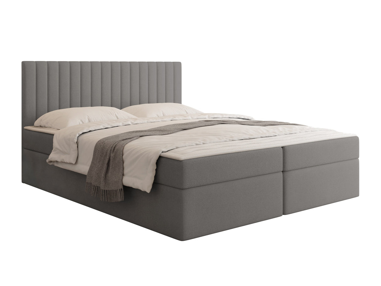 Kontinentális ágy Łóżko kontynentalne TIRULO + topper M, Szín: Manila 16, Alvó felület mérete: 140 x 200 cm