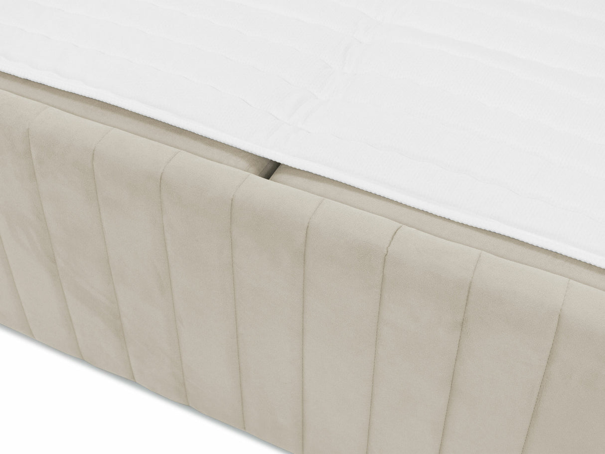 Kontinentális ágy Łóżko kontynentalne TIRULO FIX + topper M, Szín: Manila 26, Alvó felület mérete: 160 x 200 cm