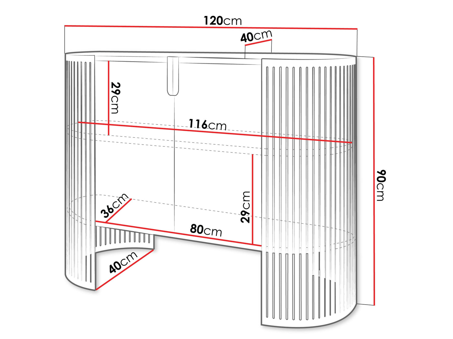 Szekrény Komoda FIKOLI Złoty, Szín: Aranysárga + Fehér