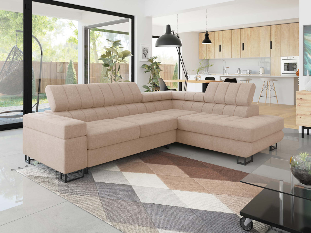 Sarokkanapé Laris Premium (Wales Premium), Szín: Maya 15, Változatok: Jobbos