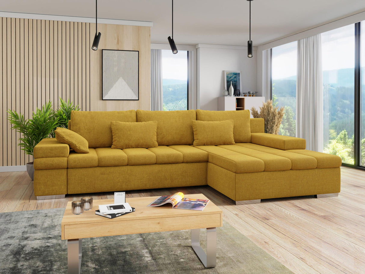 Sarokkanapé Bangkok (Kanton) Toptextil, Szín: Maya 05, Változatok: Jobb