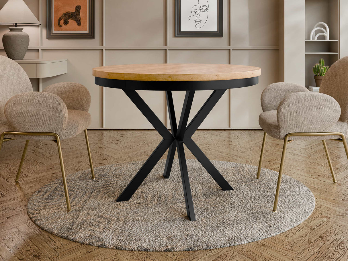 Asztal EDDER 100, Szín: Kézműves aranytölgy