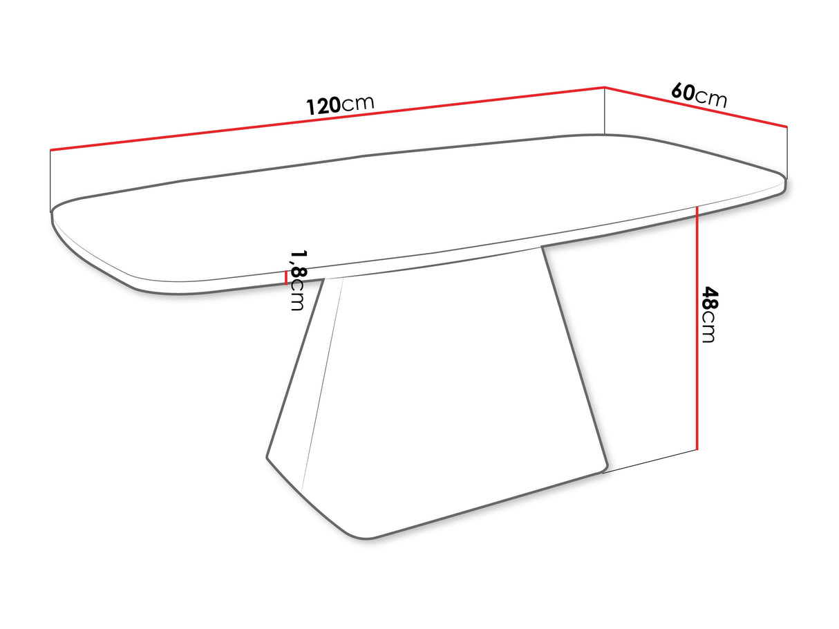 Dohányzóasztal Nema, Szín: Szürke
