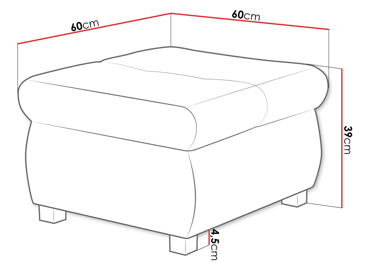 Puff Orkan M (Herkules), Szín: Zoya 01