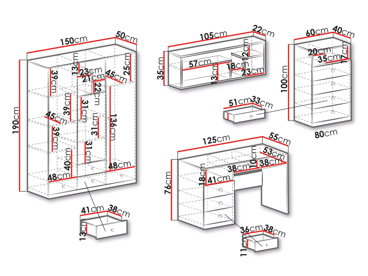 Bútorkészlet PIXEL SYSTEM III