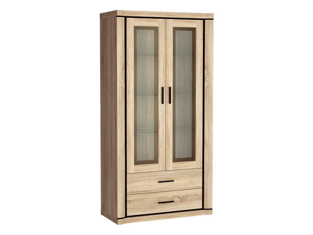 Könyvespolc Dallas D17 (Xavier), Szín: Sonoma tölgy, Led világítás: Nem 4338311