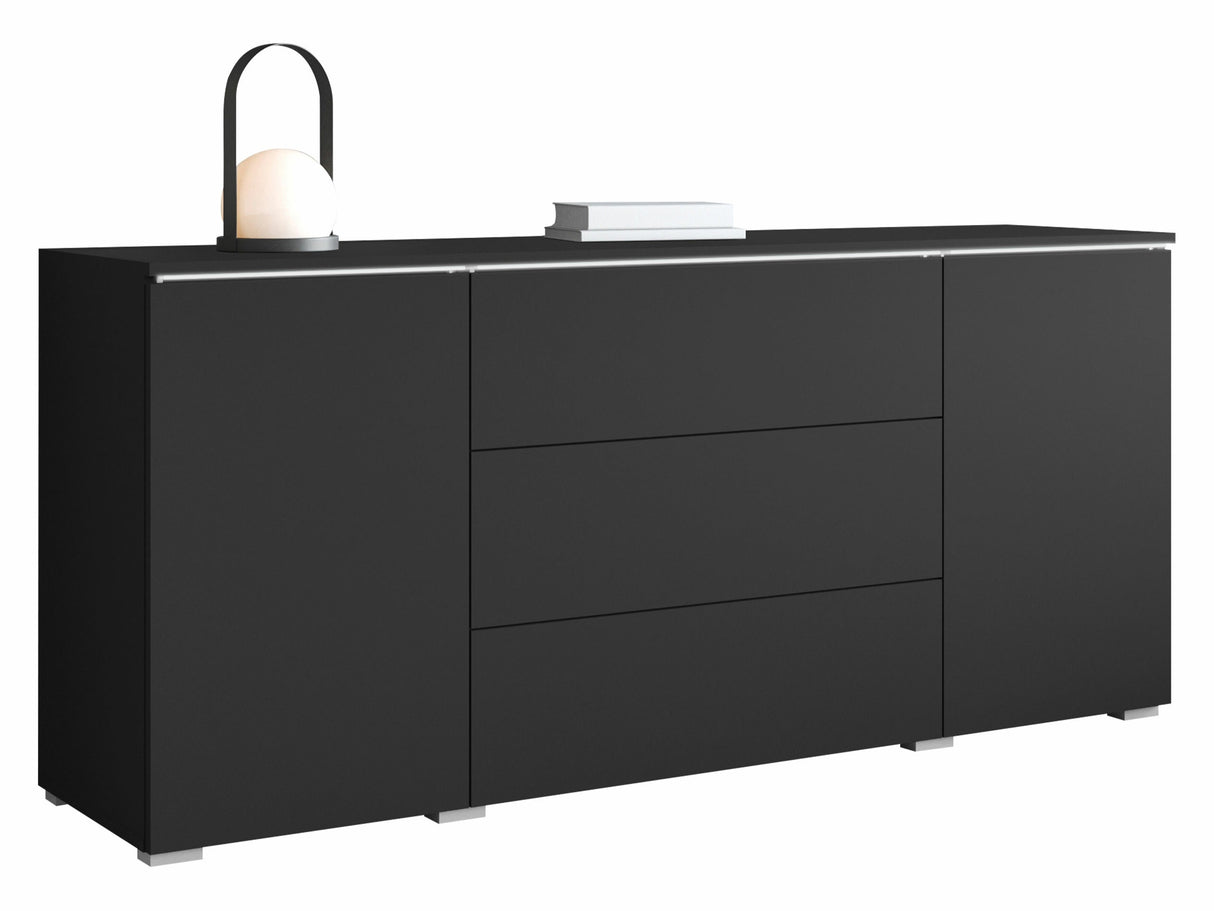 Komód VERA 150 (Sawoti), Szín: Grafit, Led világítás: Igen RGB 4338619