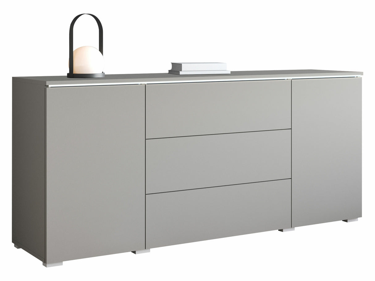 Komód VERA 150 (Sawoti), Szín: Szürke, Led világítás: Igen RGB 4338627