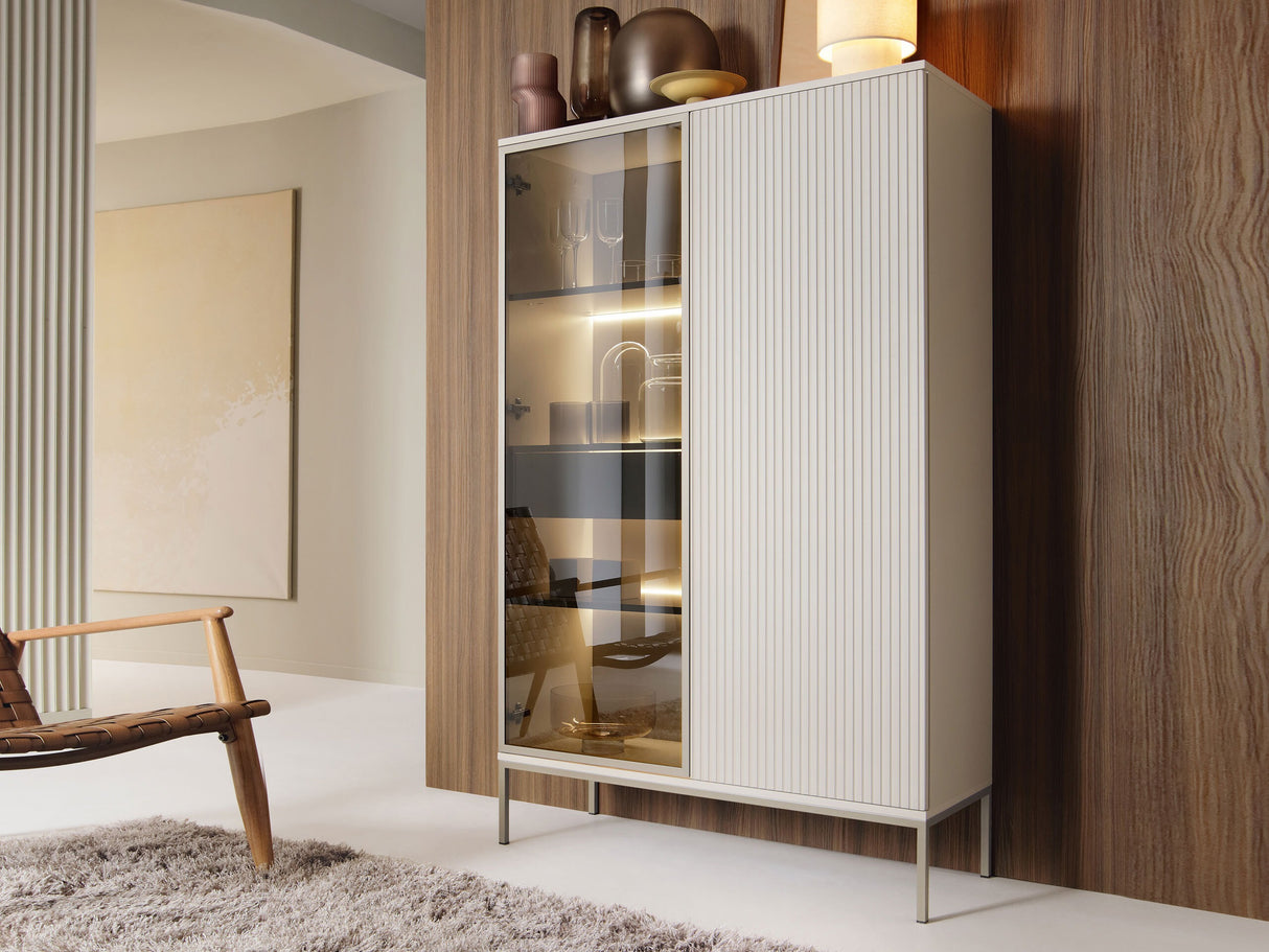 Könyvespolc SENTO WTSZ104 + LED (Kasmír)