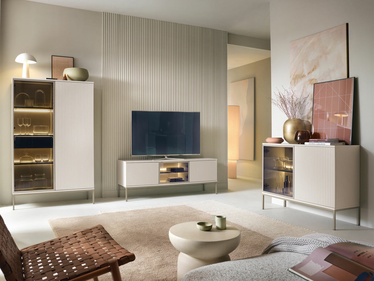 Könyvespolc SENTO WTSZ104 + LED (Kasmír)