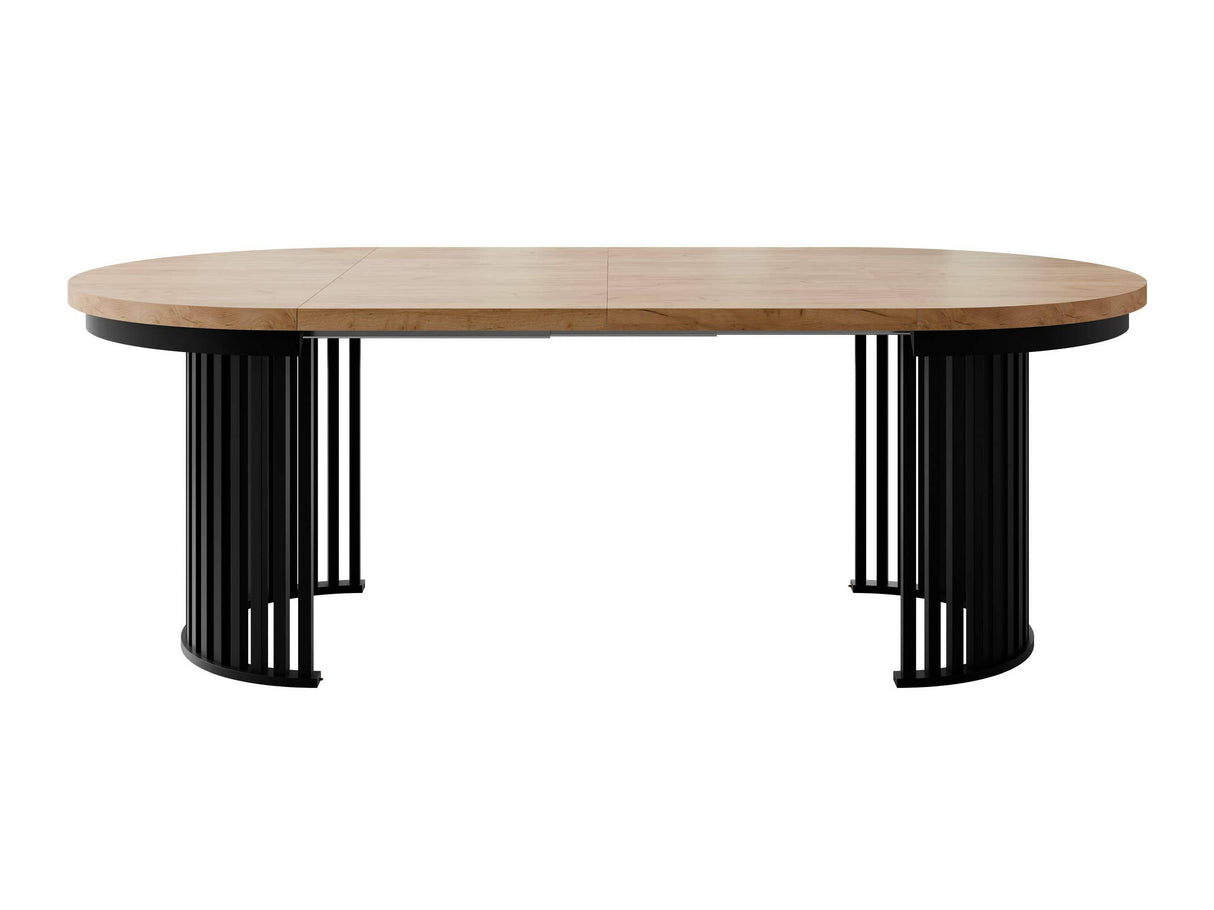 Asztal KOMO FI 100+(2X50), Szín: Craft + Fekete