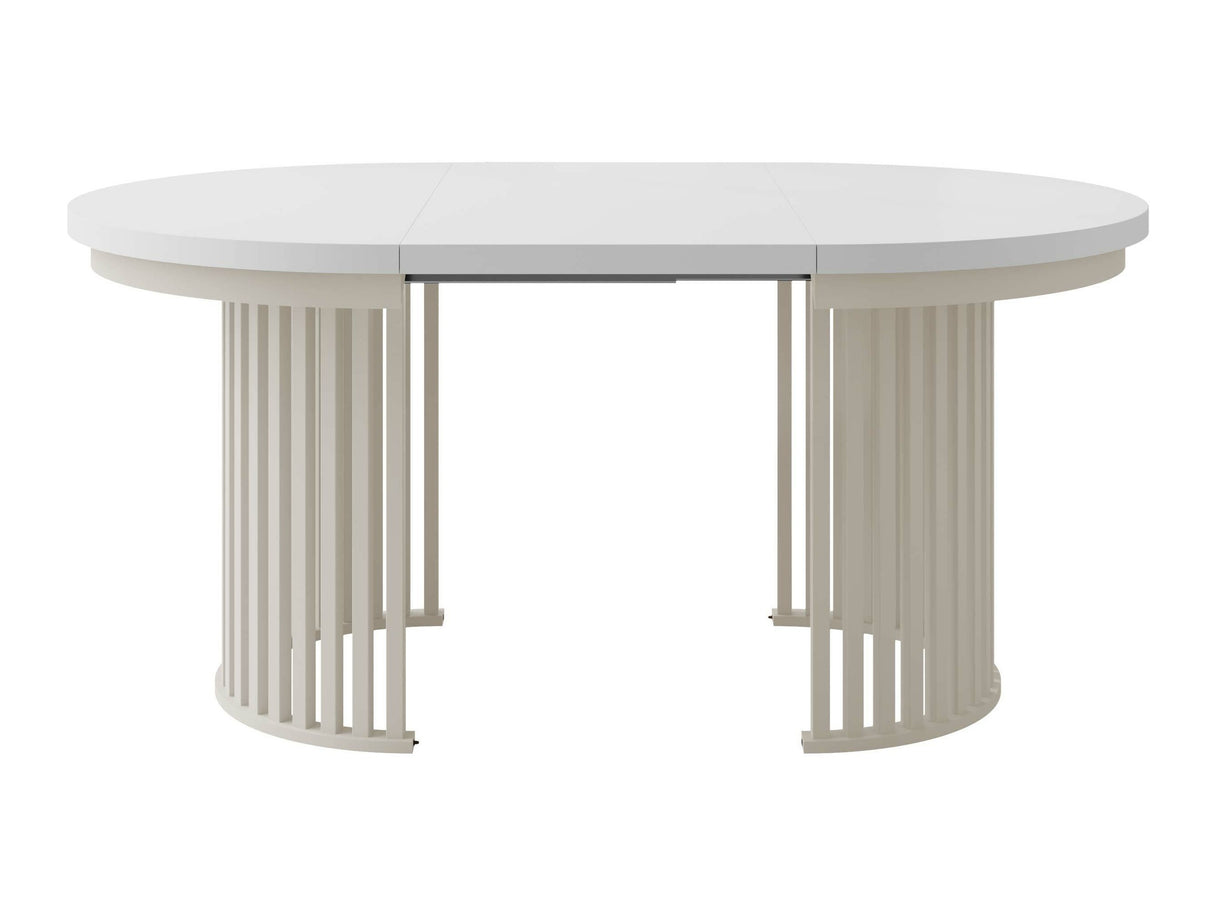 Asztal KOMO FI 100+(2X50), Szín: Fehér + Kasmír