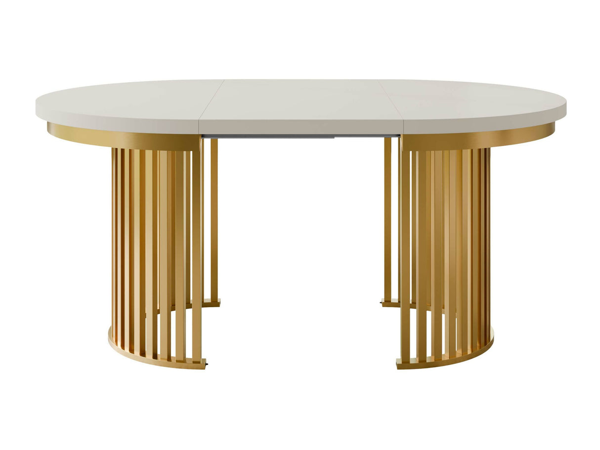 Asztal KOMO FI 100+(2X50), Szín: Kasmír + Aranysárga