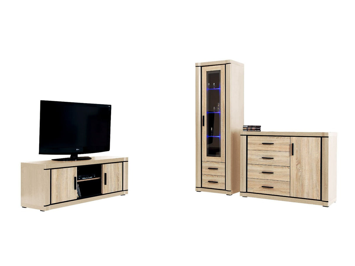 Nappali szett Dallas I (Xavier), Szín: Sonoma tölgy, Led világítás: Nem 4342244