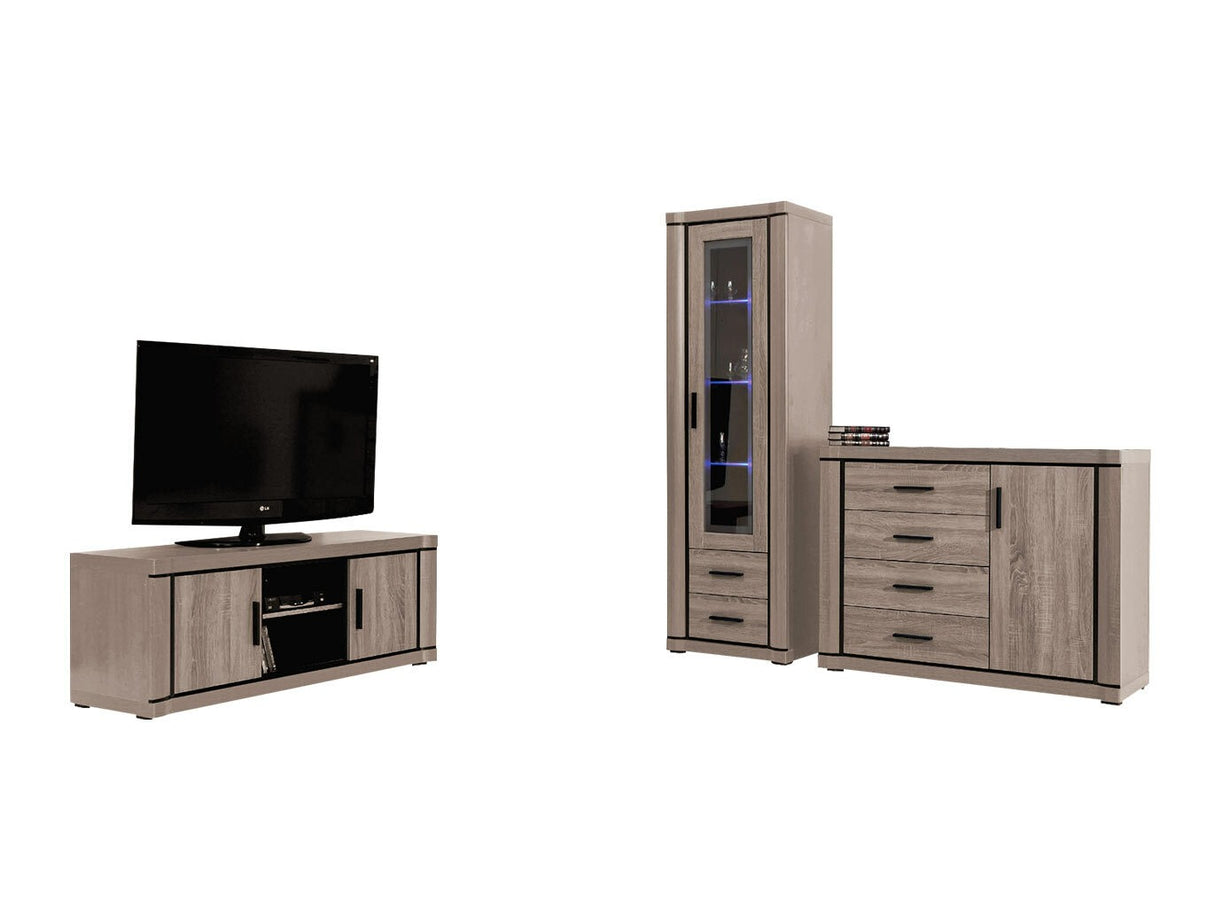 Nappali szett Dallas I (Xavier), Szín: Triufel tölgy, Led világítás: Nem 4342246