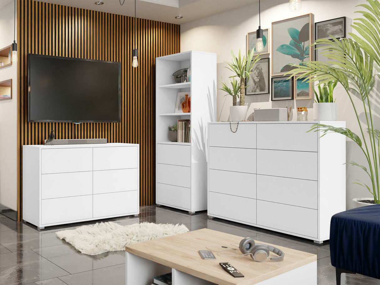 Könyvespolc GESITA R3SZ (Fehér) 4346289