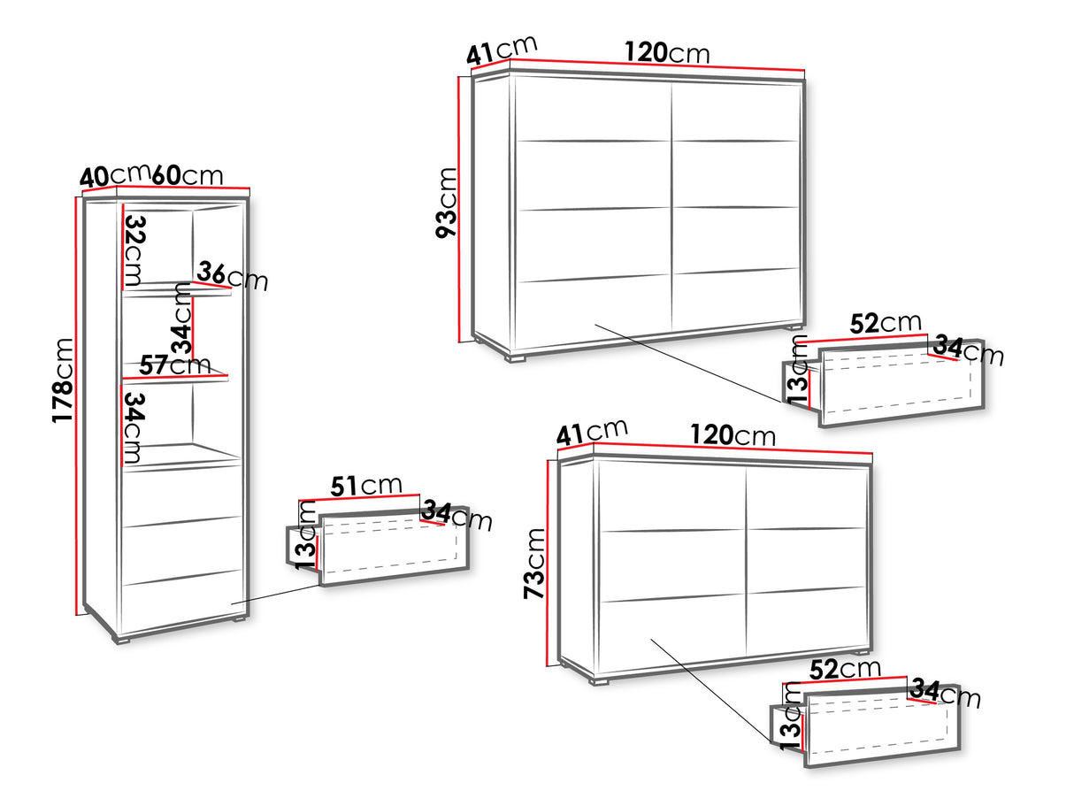 Nappali szett GESITA I (Kasmír) 4346298