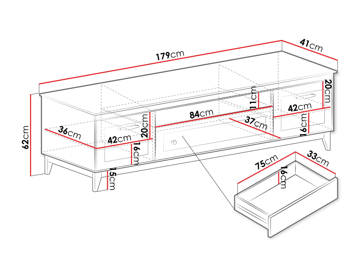 TV-állvány RTV WINDSOR W-9 Kasmír
