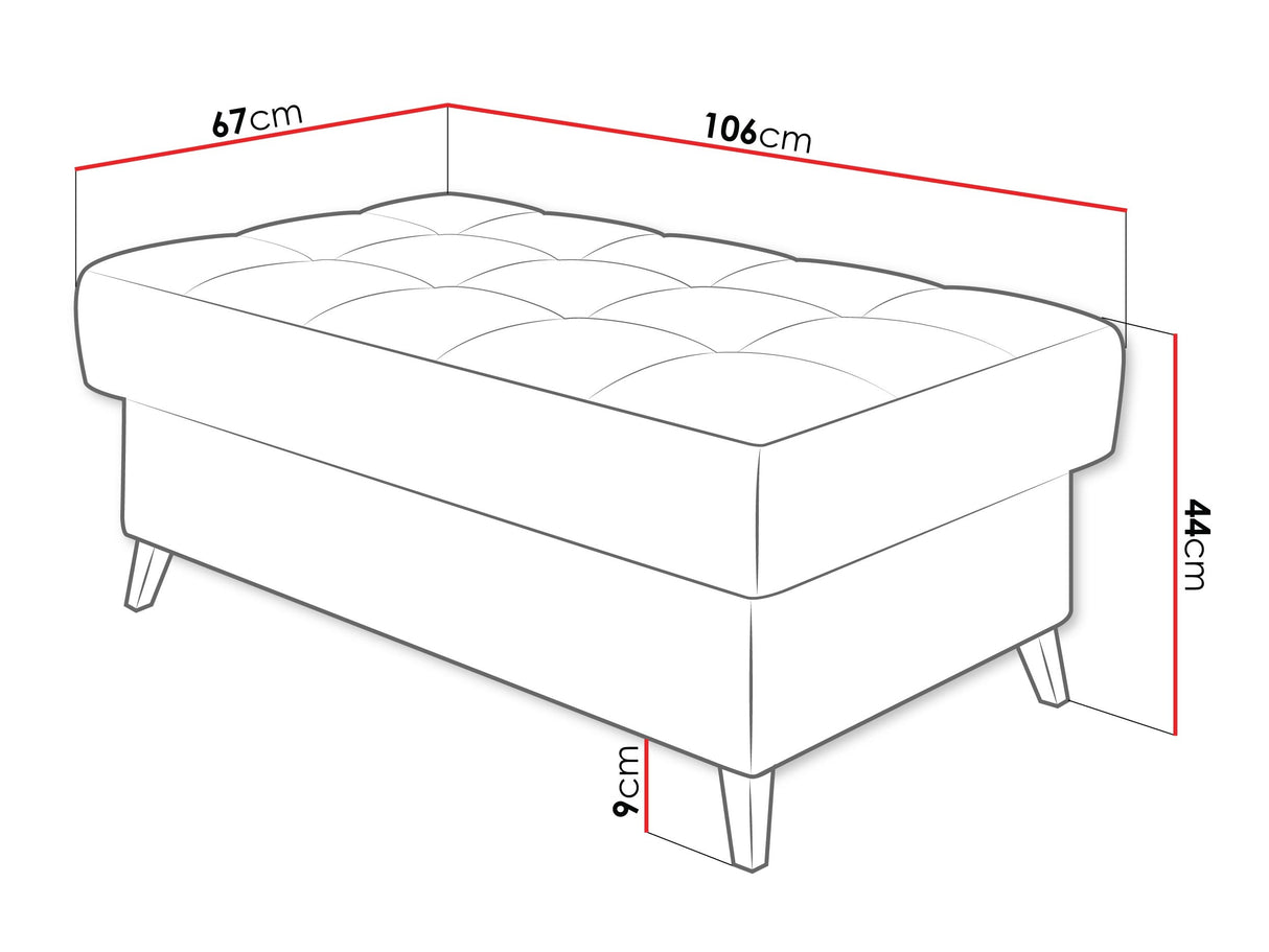 ozott pad Nemrd (Elsie), Szín: Nazar 225.02