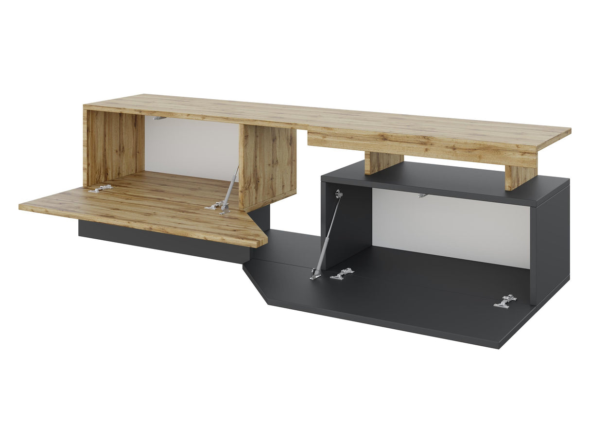 TV-állvány RTV Ceelias (Bekas), Szín: Antracit + Wotan tölgy 4366867