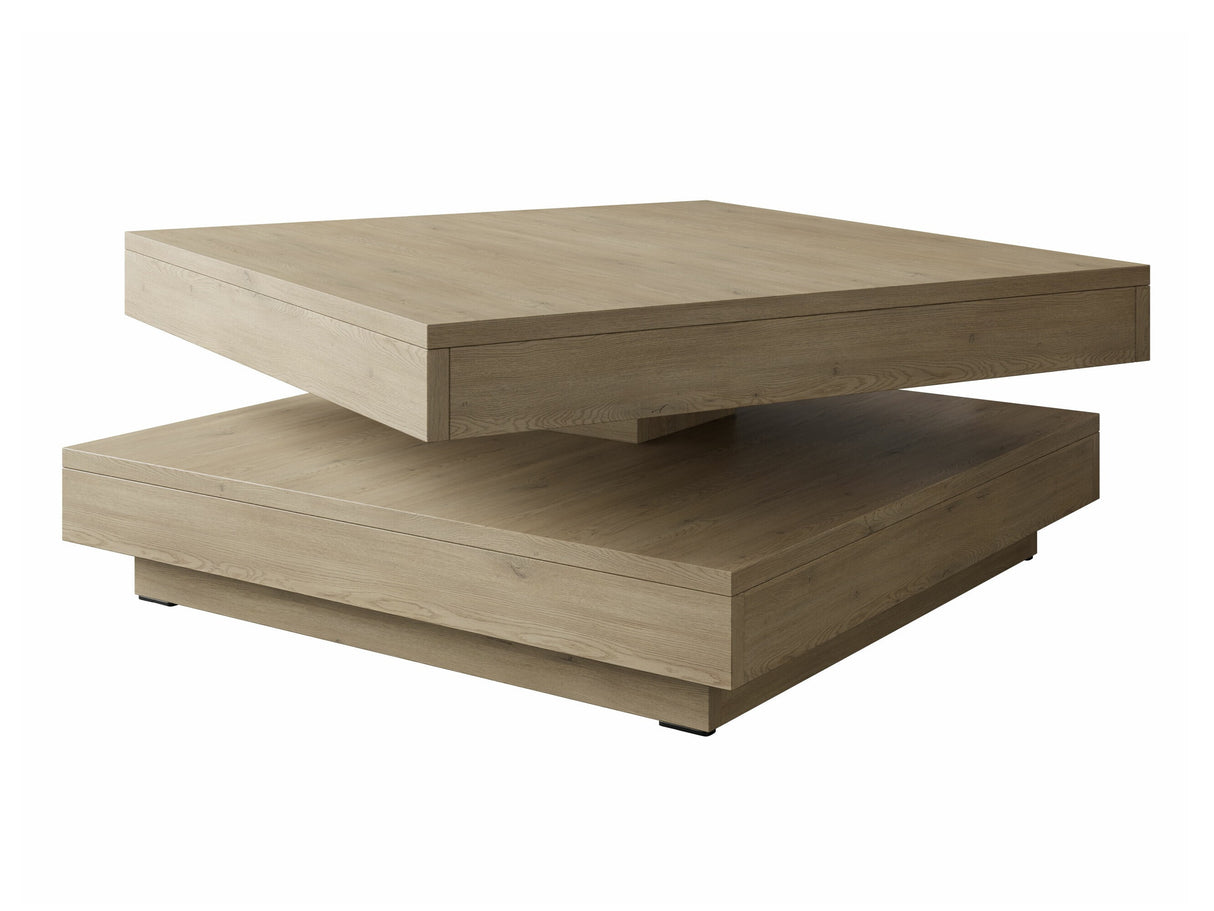 Kihajtható dohányzóasztal Nenani (Druzjan), Szín: Tölgy