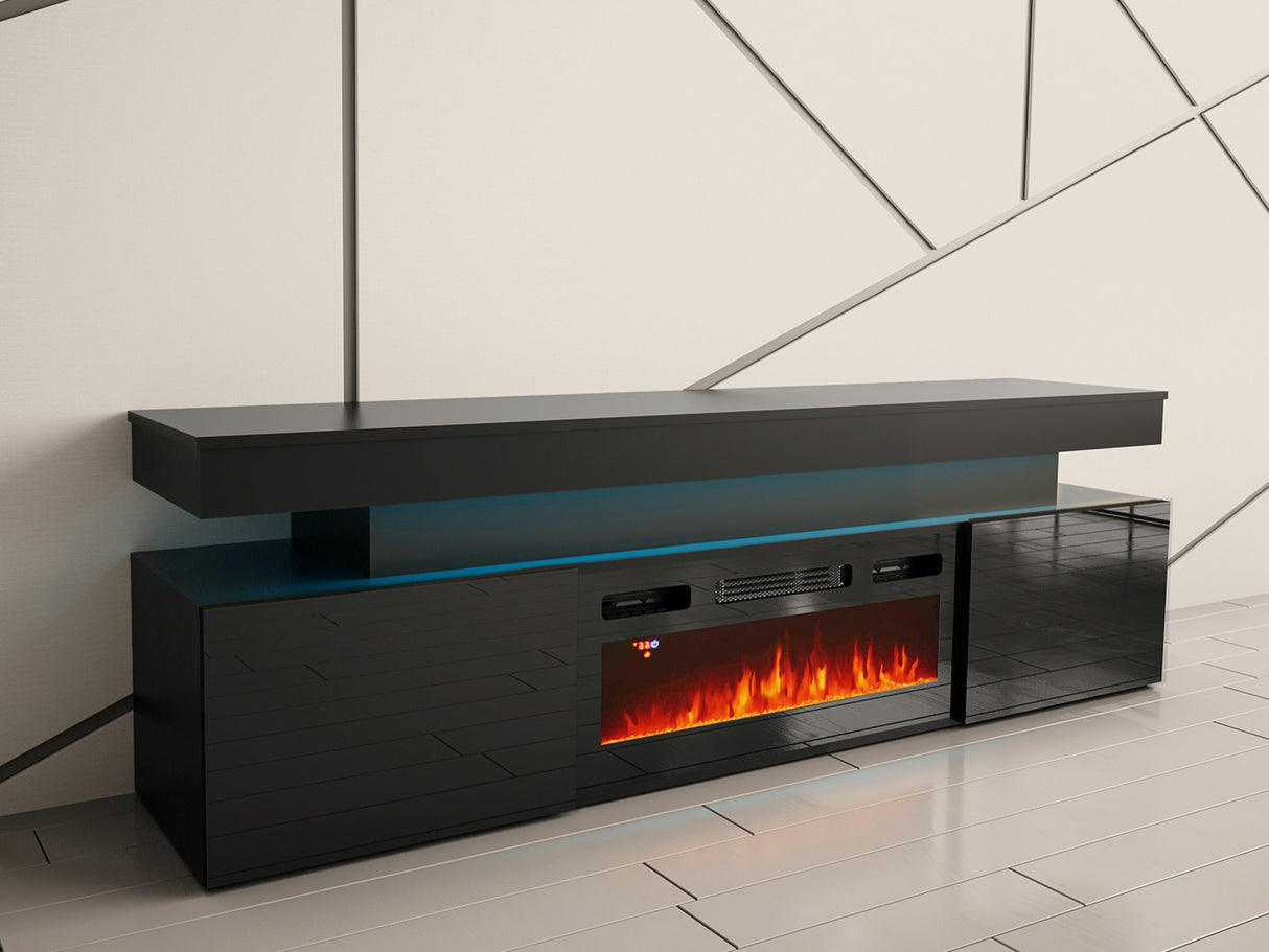 TV-állvány RTV EF 2D GLOSSA + + (Lestirola), Szín: + Fényes 4390067