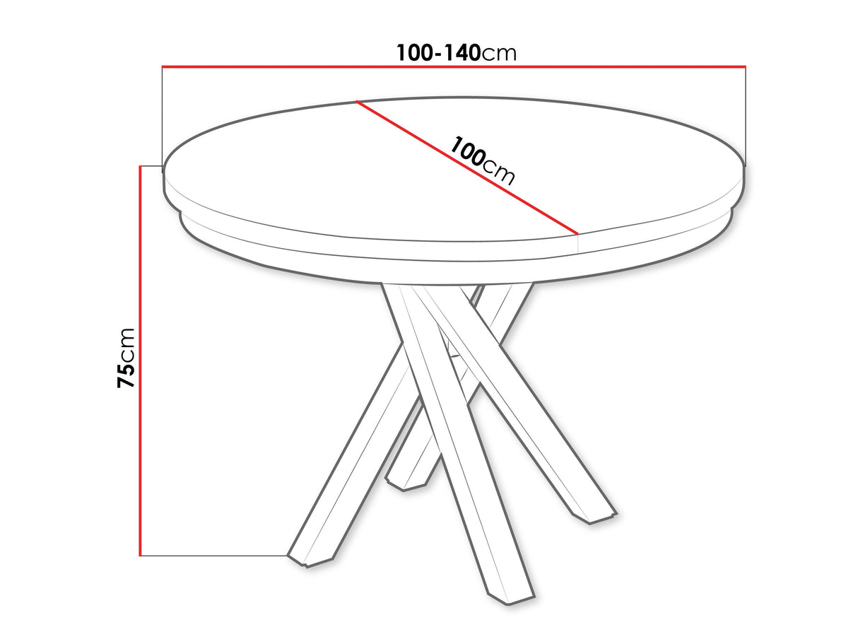 Asztal MALUMI MM-12 (Kasmír)