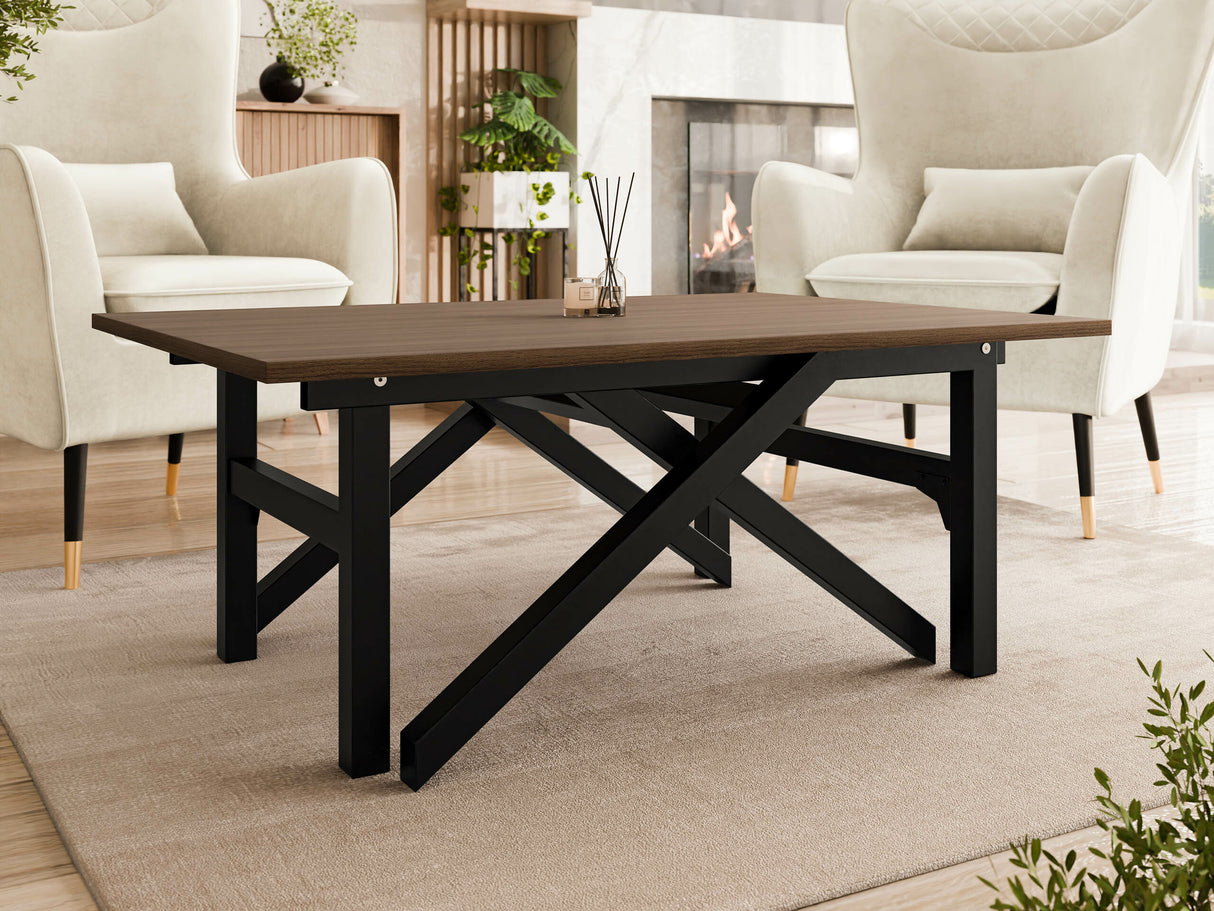 Kihajtható dohányzóasztal XENA BIS, Szín: Dió 4417508