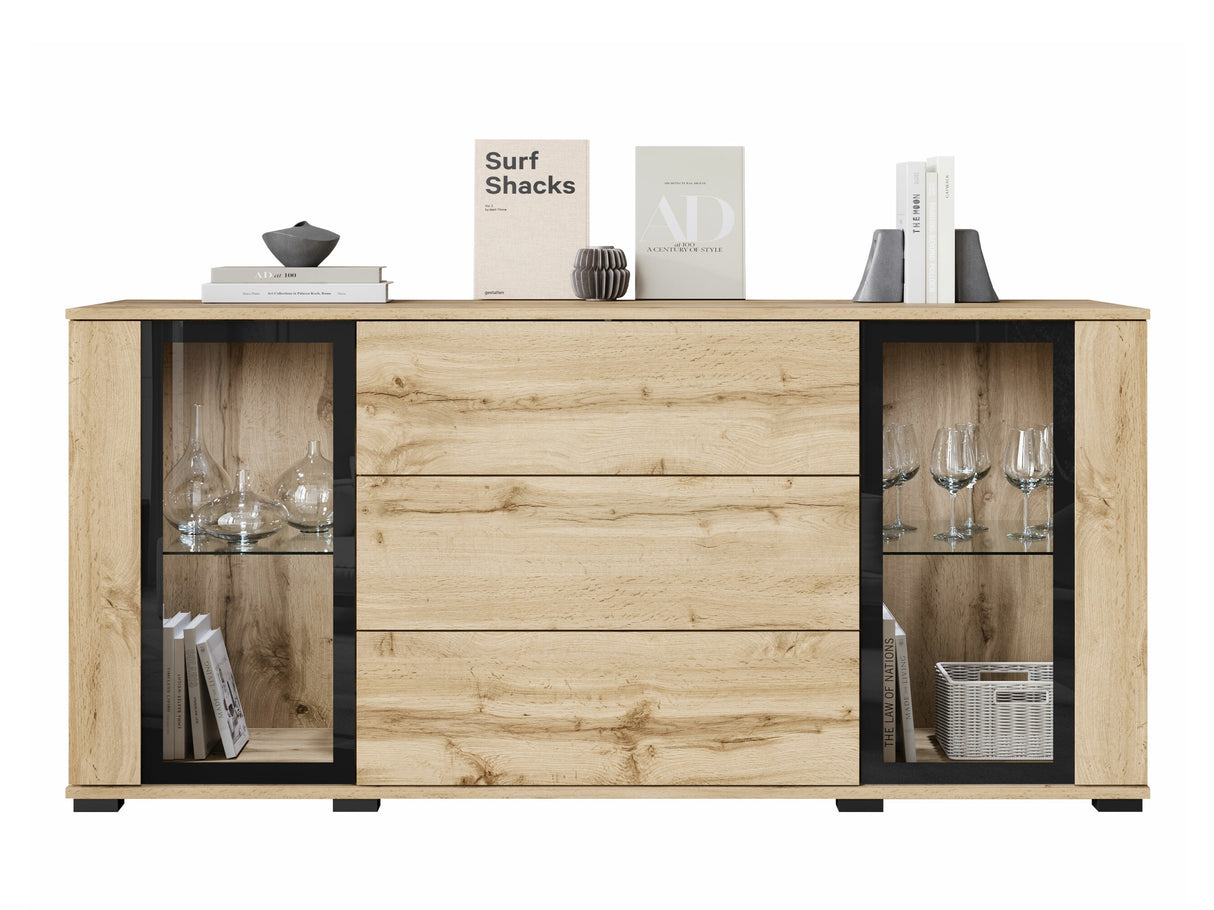 Komód CARO SB 150, Szín: Wotan tölgy, -világítás: Igen 4417838