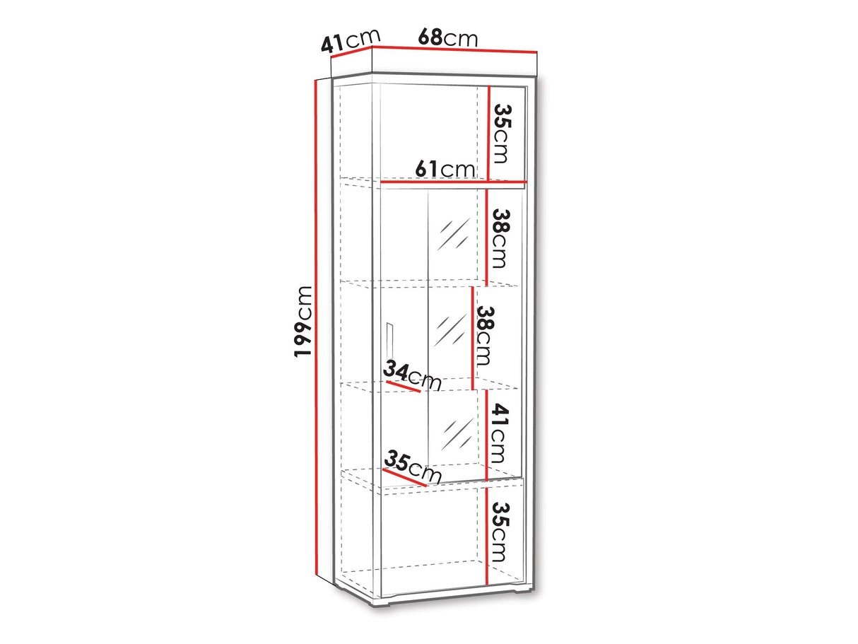 Könyvespolc GRANDE G-4 Cremona