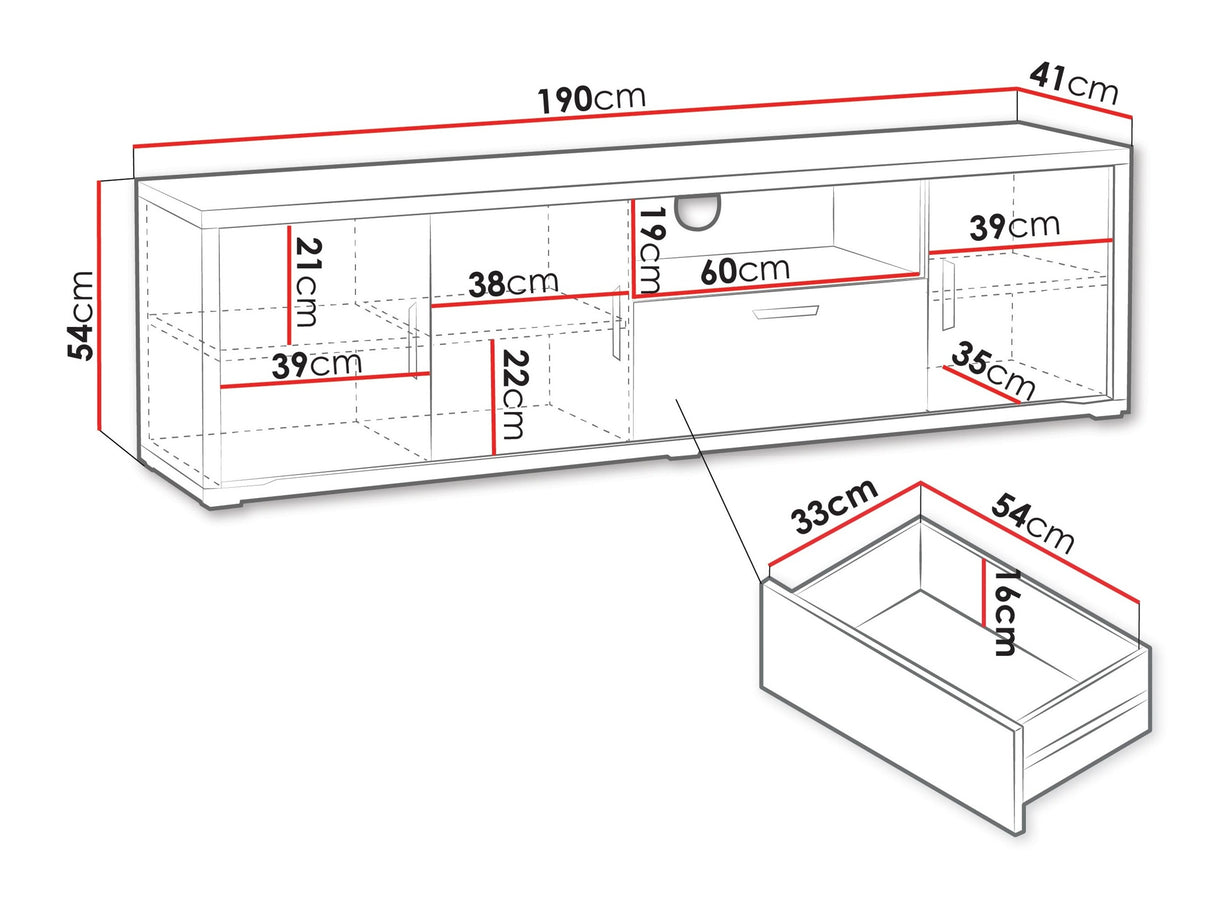 TV-állvány RTV GRANDE G-5 Cremona