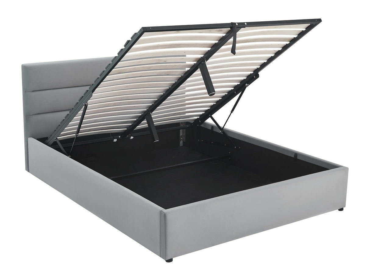 Ágy LUTKO, Szín: Szürke, Alvó felület mérete: 140 x 200 cm 4426384