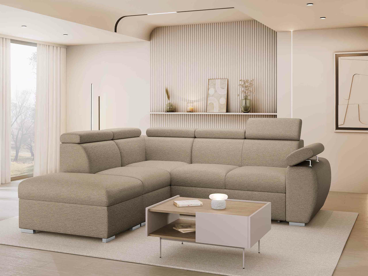 Sarokkanapé BOSTON 2r+R+1p, Szín: Aragon 14, Változatok: Bal 4428613