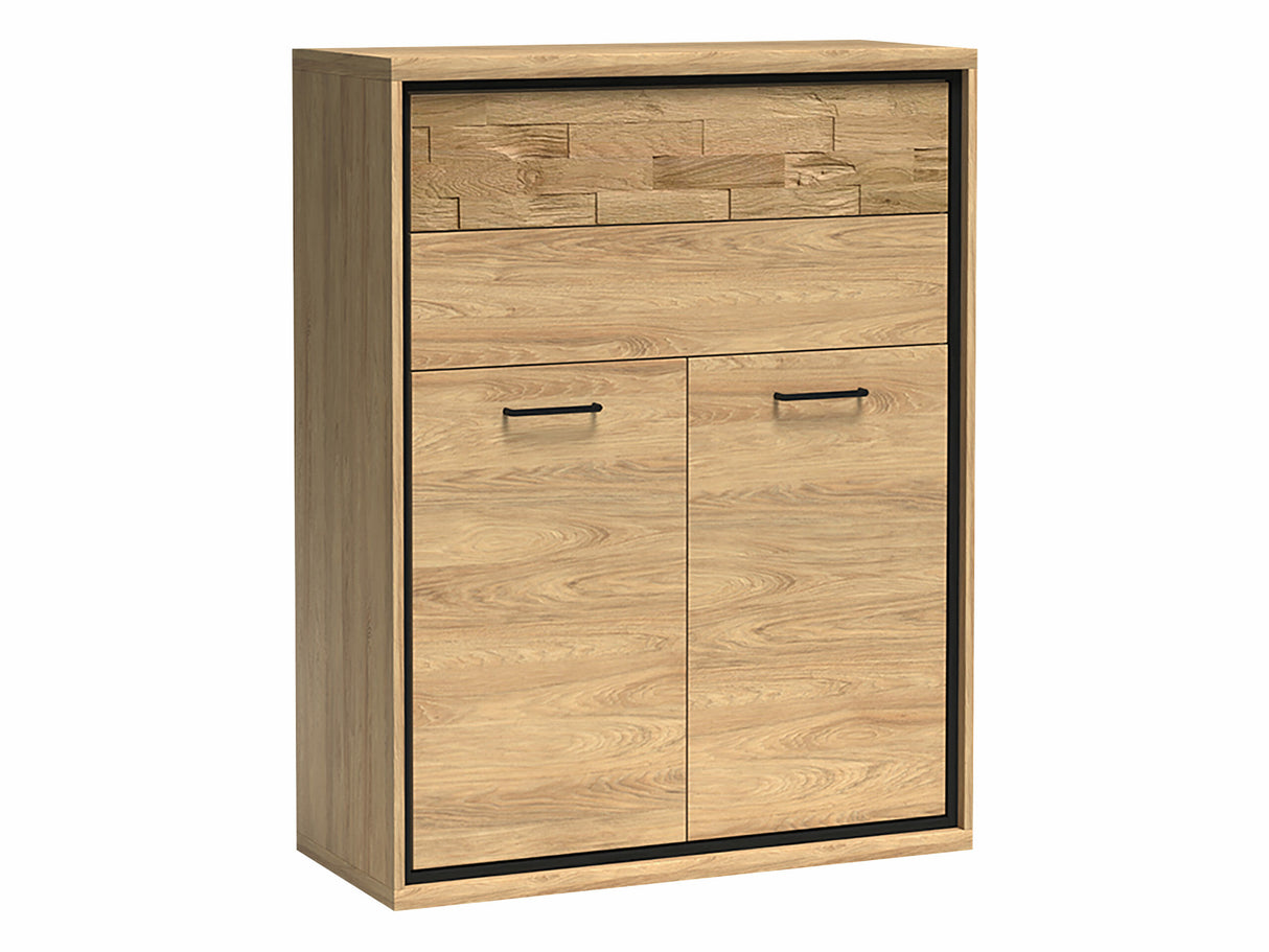 Komód MEDIOLAN 06 (Sarged SR06), Szín: Világos fa + Tölgy, -világítás: Nem, Lábak: Nem 4431455