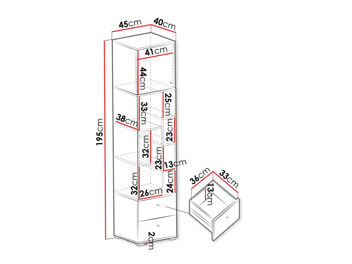 Könyvespolc ORO SYSTEM 3 platynemwy + biszkoptowy