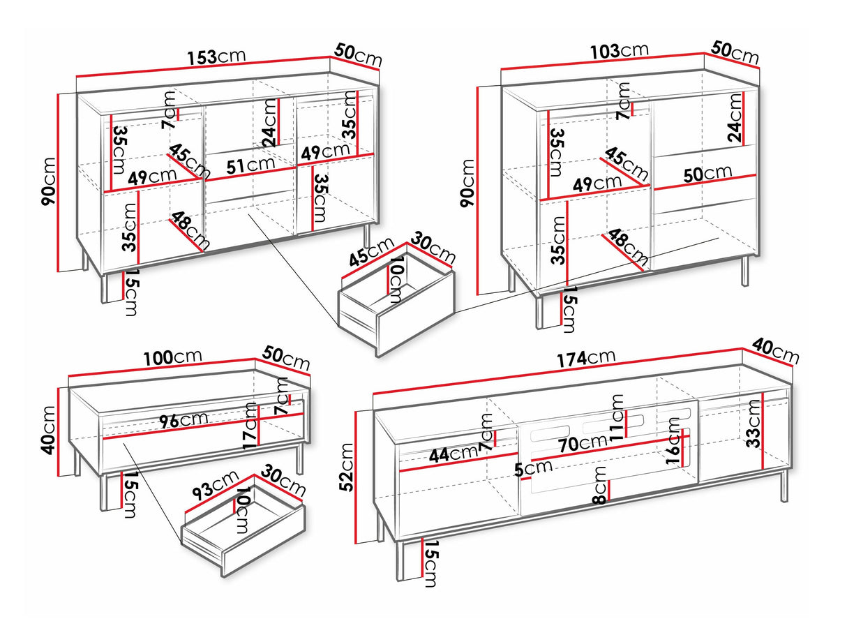 Nappali szett OZMI III :, Szín: Kasmír 4436702