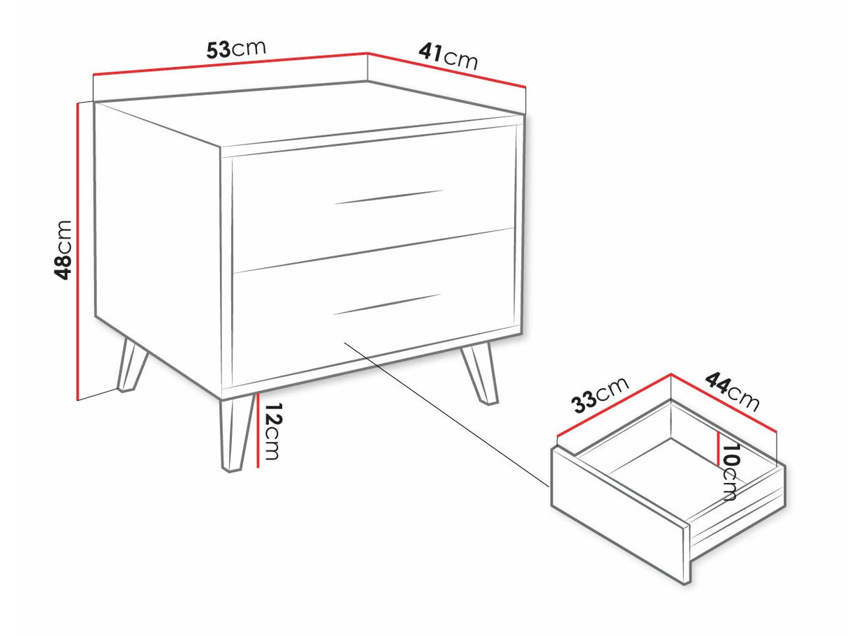 Éjjeliszekrény KOS DAB ARTISAN 4442354
