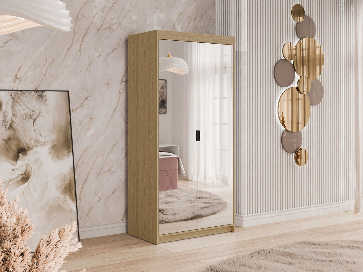 Gardróbszekrény ELENA 2D, Szín: Tölgy