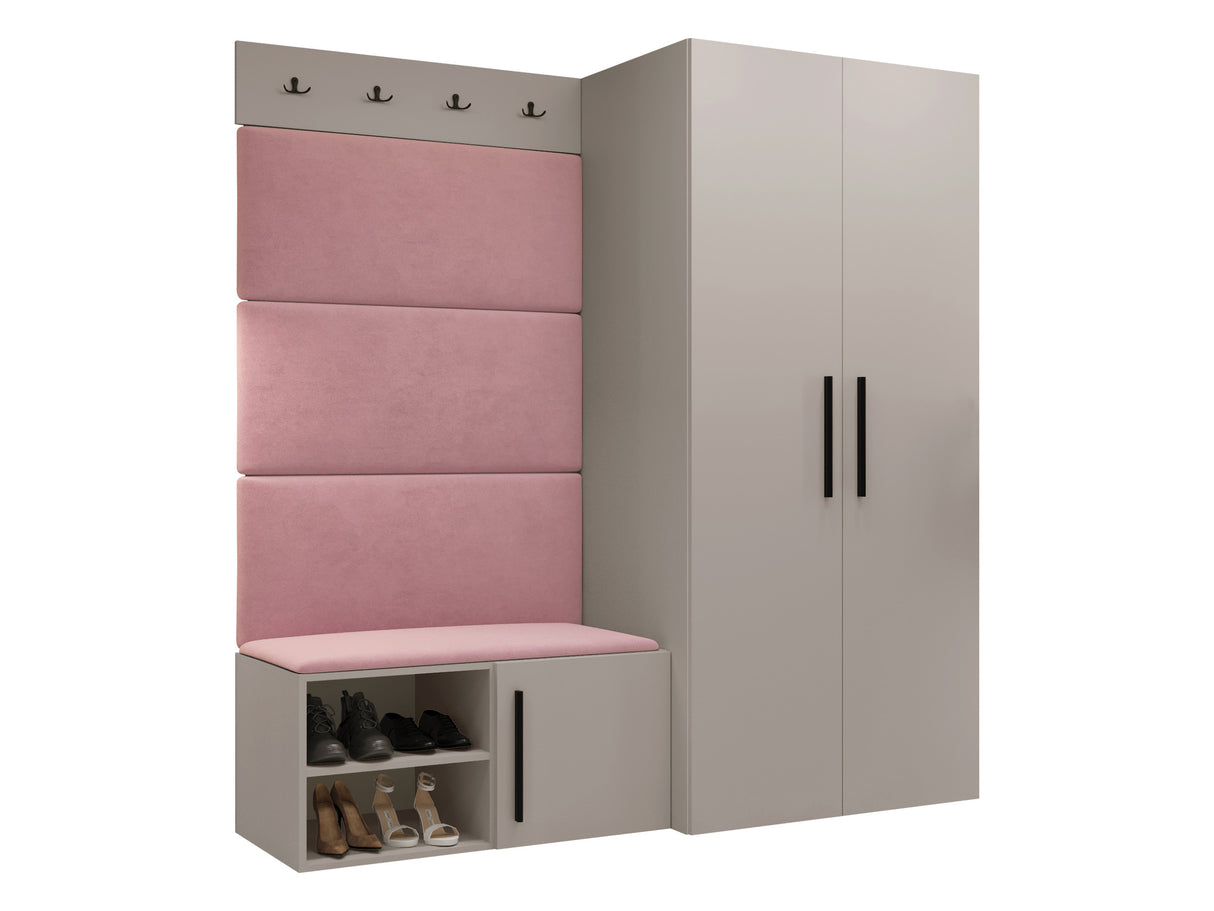 Előszoba garnitúra Garderoba MEDI I, Keret színe: Kasmír, Puha falpanel színe: Manila 09 4451531