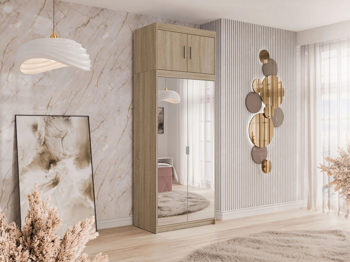 Gardróbszekrény ELENA 2D +, Szín: Sonoma tölgy 4452950