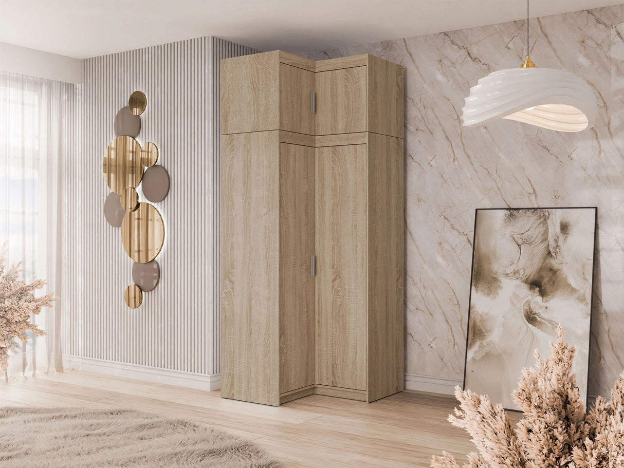 Sarokszekrény ELENA 2D NAROŻNA +, Szín: Sonoma tölgy 4453134