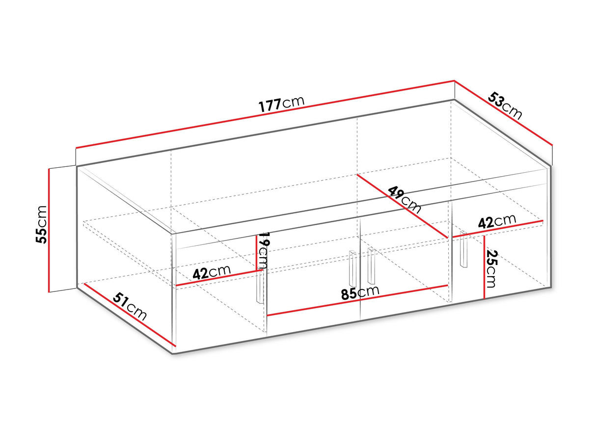 Szekrény Elena 04, Szín: Lefkas tölgy