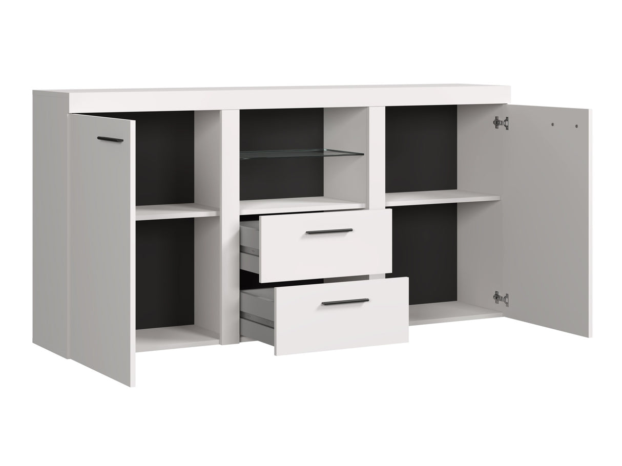 Komód Rumba (Rodos), -világítás: Igen, Szín: Tölgy