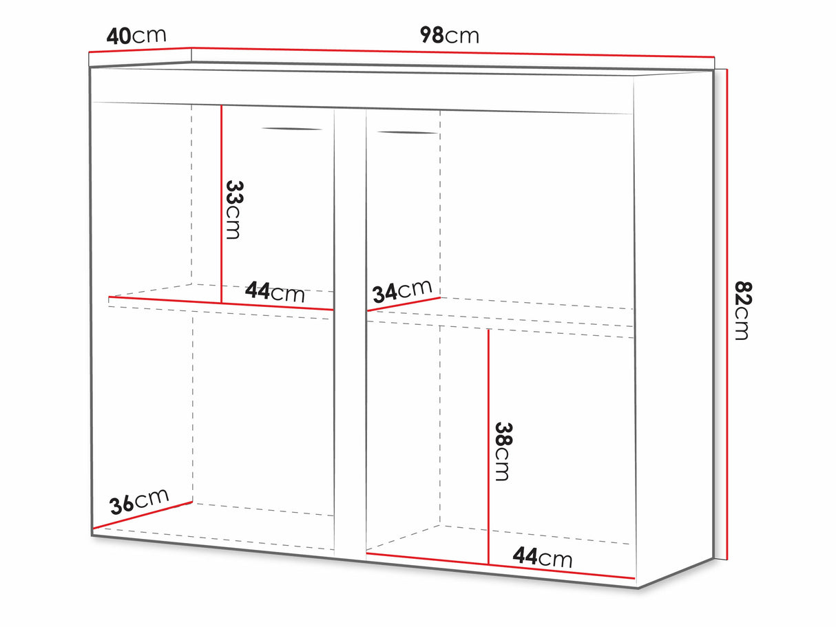 Szekrény Rumba (Rodos 2F), Szín: Lefkas tölgy 4456055