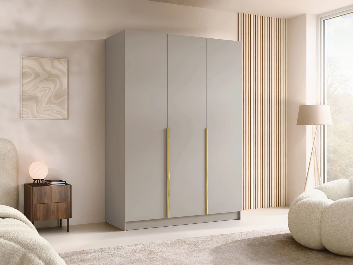 Gardróbszekrény CALIA I, Szín: Kasmír + Aranysárga 4462103